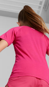 Puma fit tee youth in pink - Model Shot 03