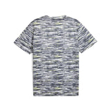 Puma tad essentials AOP tee in white - Back View