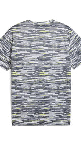 Puma tad essentials AOP tee in white - Back View
