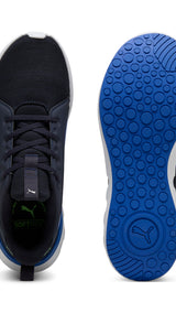 Puma SOFTRIDE carson knit running shoes in carson knit new navy and vivid blue - Side View 02