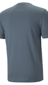 Puma monogram graphic tee men in black - Back View