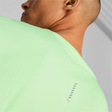 Puma run favourite short sleeve running tee men in green - Model Shot 03