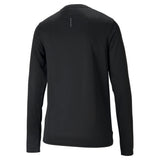 Puma favourite long sleeve women's running tee in black - Back View