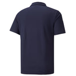 Puma football teamliga sideline polo shirt in blue - Back View