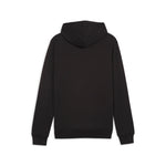 Puma teamGOAL casuals football hoodie in black and white - Back View