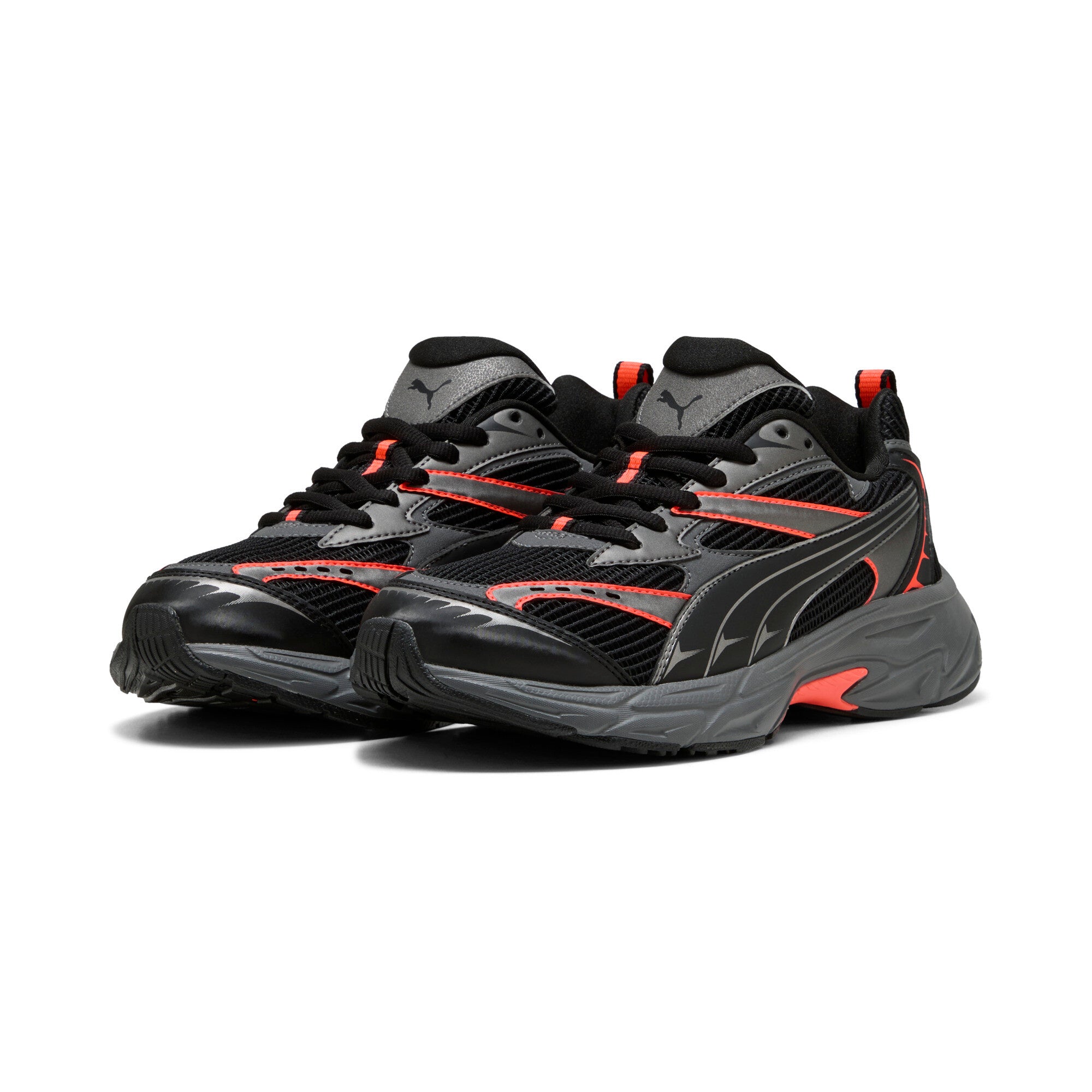 Puma morphic athletic sneakers in morphic athleti puma black and age - Front View