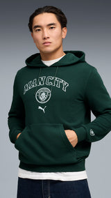 PUMA manchester city ftblculture hoodie men in green and blue