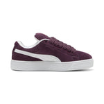 Puma suede XL sneakers in midnight plum and white - Side View 03