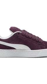 Puma suede XL sneakers in midnight plum and white - Side View 03