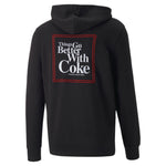 Puma x coca-cola hoodie men in black - Back View