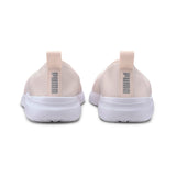 Puma adelina slip-on women's trainers in black - Back View
