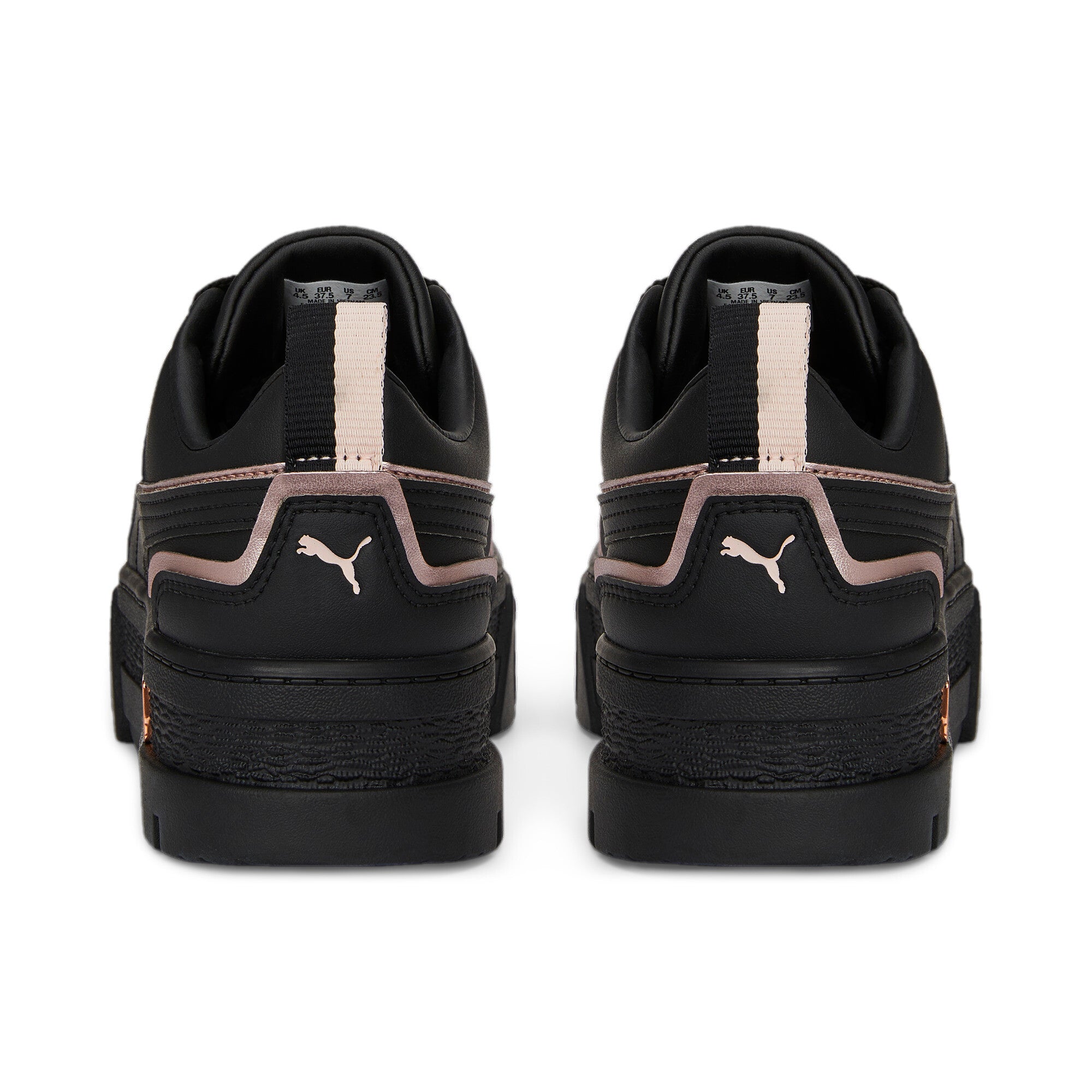 Puma mayze ut metallic sneakers women in white - Back View