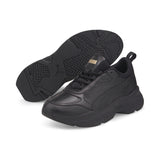 Puma cassia SL trainers in black - Front View