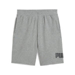 Puma essentials big no. 1 logo 10" shorts in black - Front View