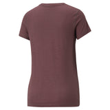 Puma training performance logo tee in purple - Back View