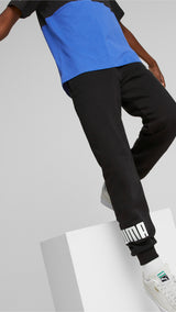 Puma power sweatpants youth in black - Model Shot 02
