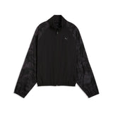 PUMA league training jacket relaxed women in black — front view