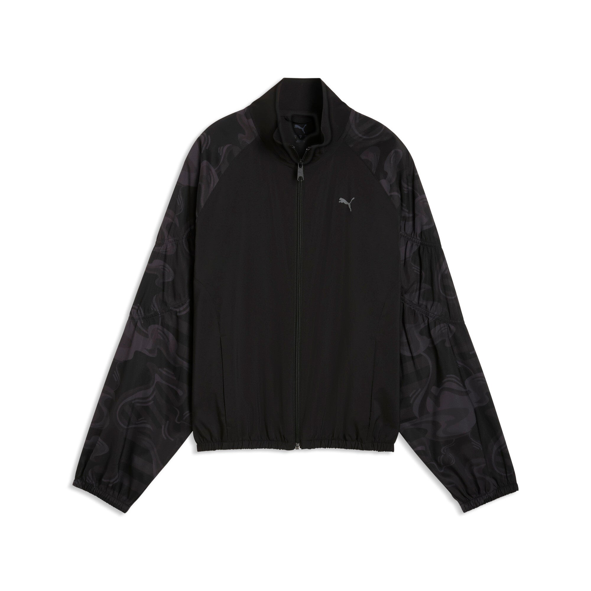 PUMA league training jacket relaxed women in black — front view