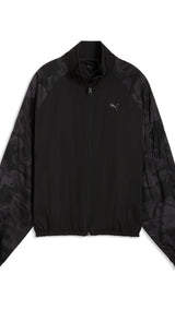 PUMA league training jacket relaxed women in black — front view