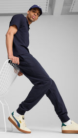 Puma essentials no. 1 logo sweatpants in new navy - Model Shot 03