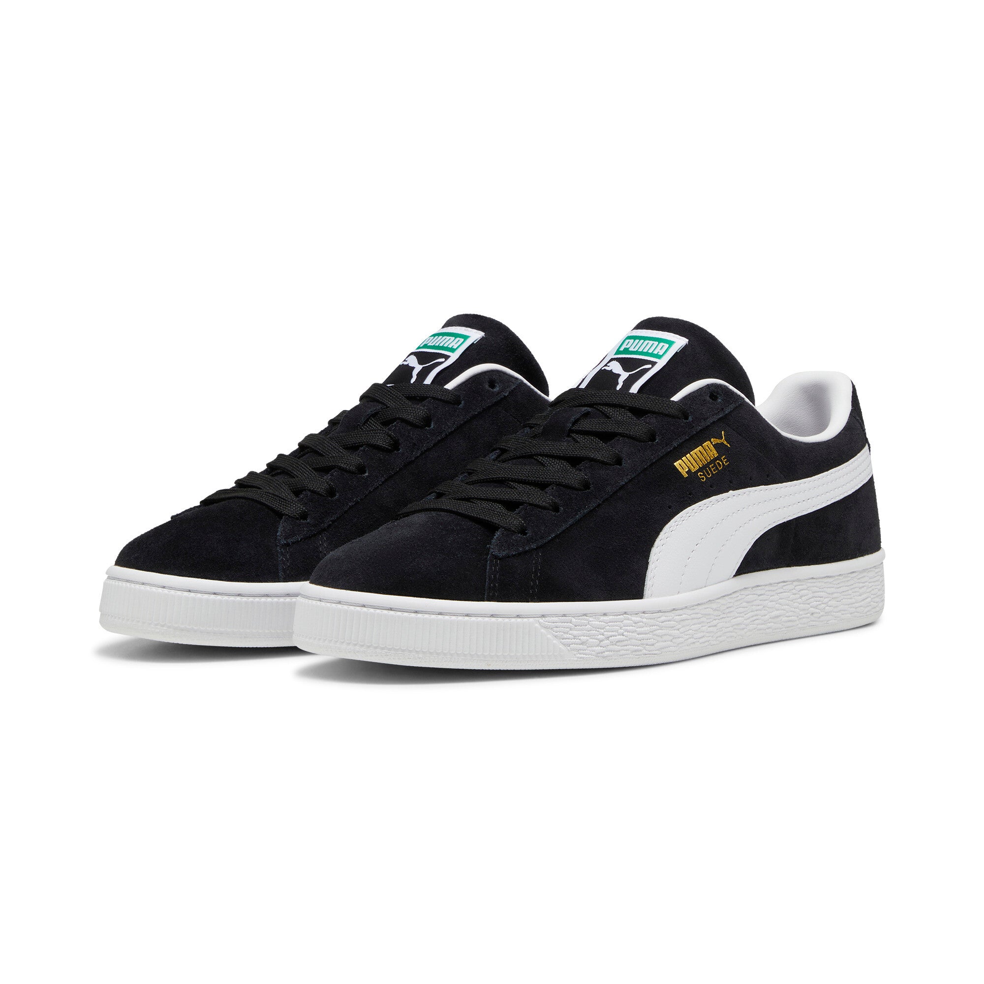 Puma suede classic sneakers in black - Front View