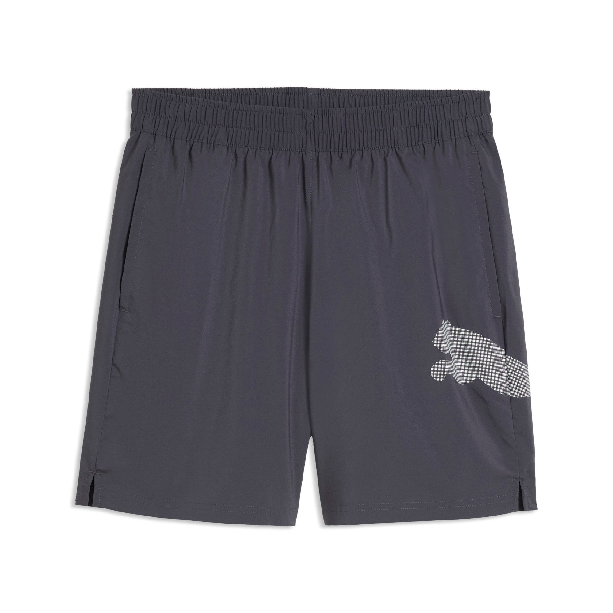 PUMA train all day essentials big logo 7" woven short men in galactic gray
