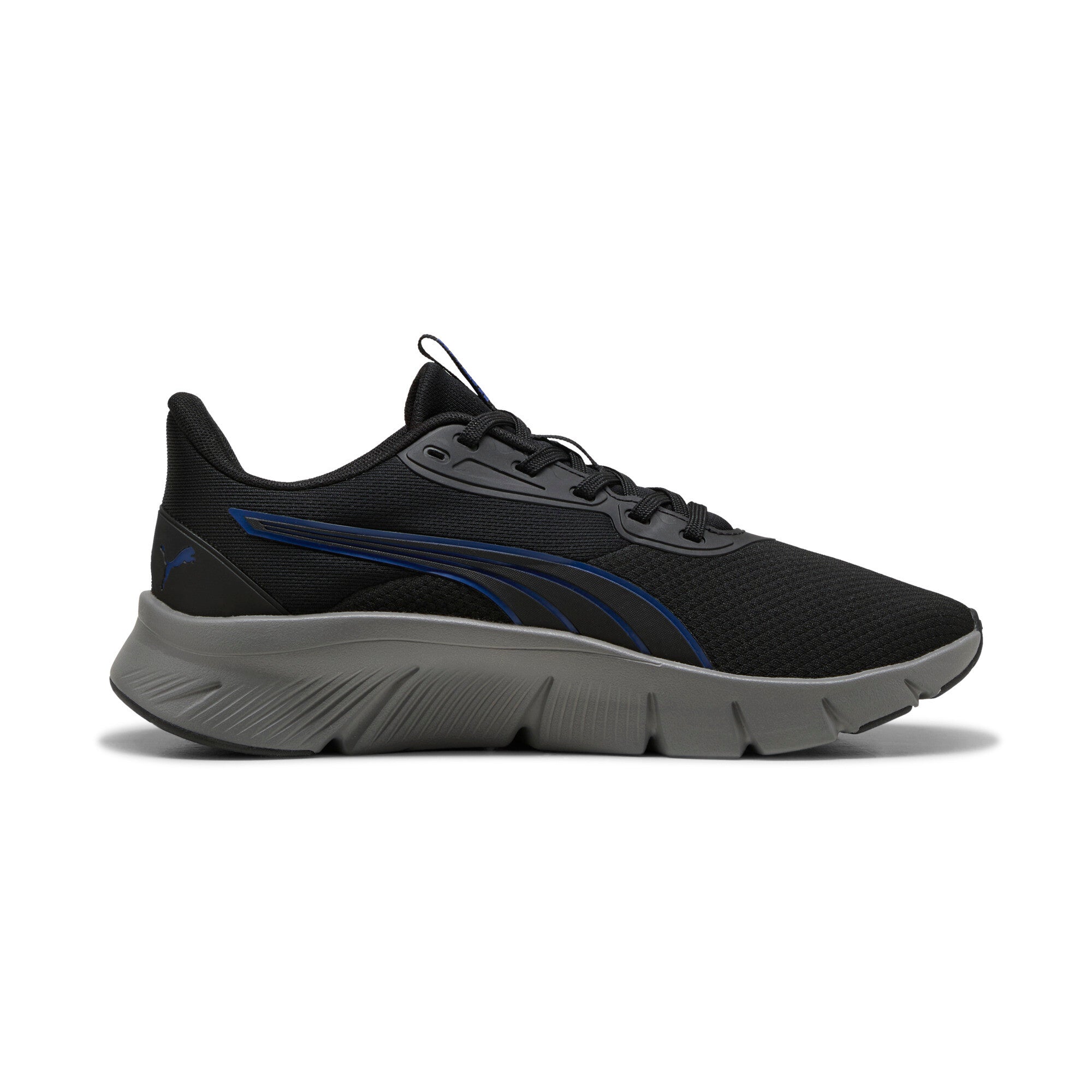 Puma running flexfocus lite modern woven shoes in black - Side View 03