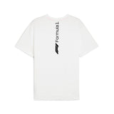 Puma F1® ESS+ relaxed graphic tee in white - Back View