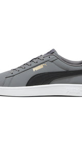 Puma smash 3.0 buck sneakers in black - Side View 01