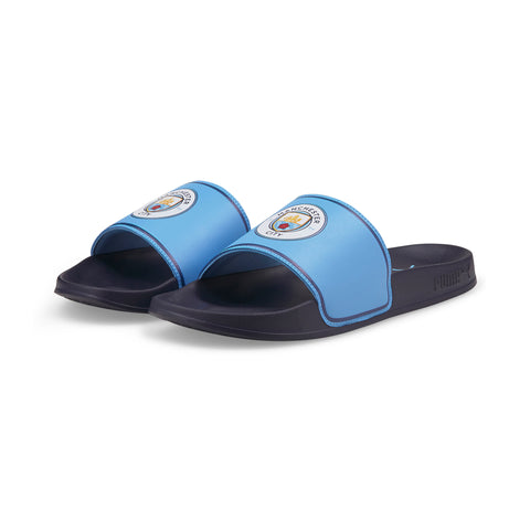 PUMA swimming man city leadcat 2.0 sandals in blue