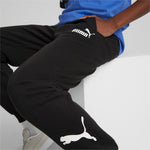 Puma power sweatpants youth in black - Model Shot 01