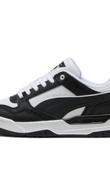 Puma rebound retro sneakers in white and black - Side View 01
