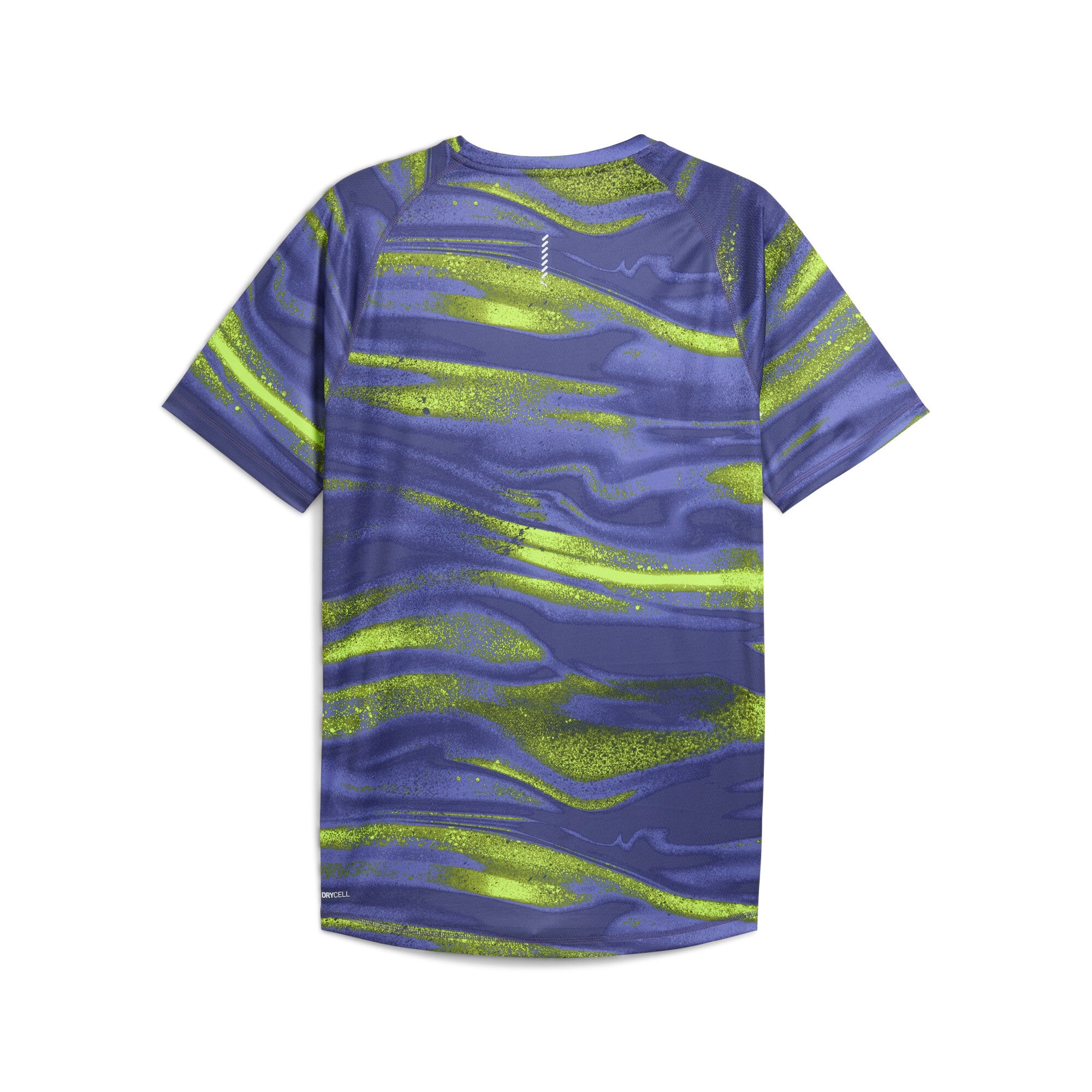 Puma VELOCITY all-over print running tee in blue crystal - Back View