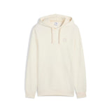 PUMA ESSENTIALS ELEVATED hoodie in light gray heather - no dye