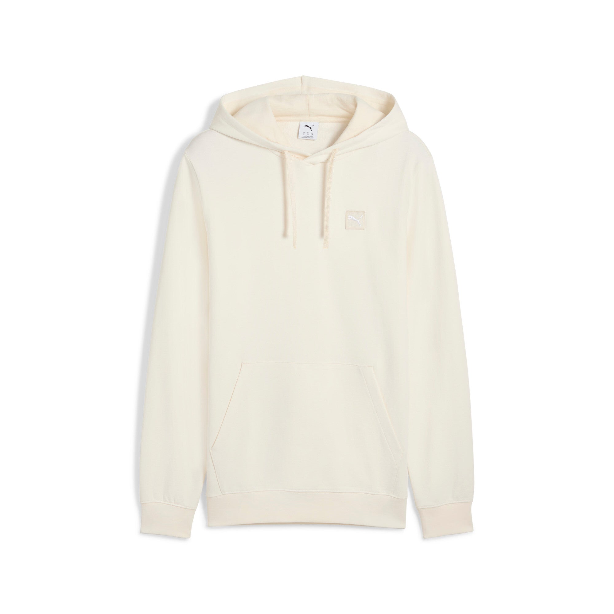 PUMA ESSENTIALS ELEVATED hoodie in light gray heather - no dye