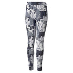 Puma essentials+ street art printed leggings youth in black - Back View