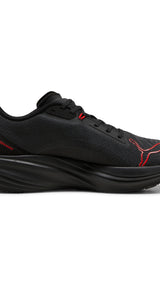 Puma darter Pro fade running shoes in black and for all time red - Side View 03
