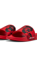 Puma swimming F1® leadcat 2.0 logo sandals in black - Front View