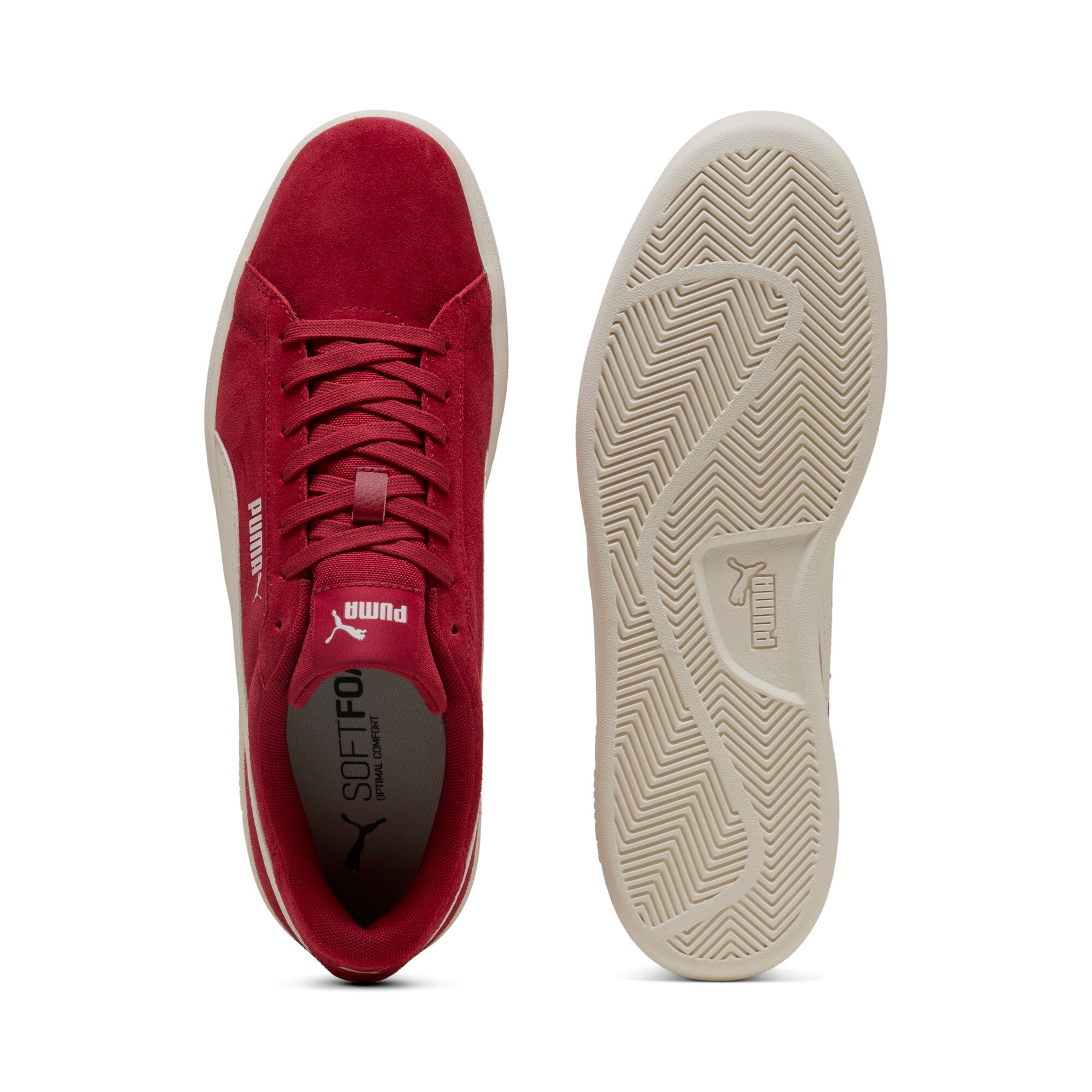 Puma smash 3.0 sneakers in red - Side View 02