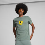 Puma scuderia ferrari hp race coloured big shield tee in black - Model Shot 01