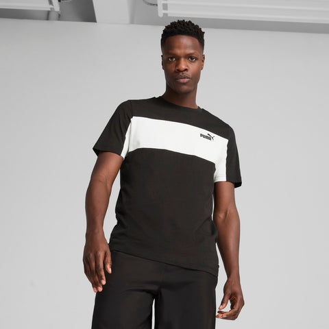 PUMA ESSENTIALS tee in black