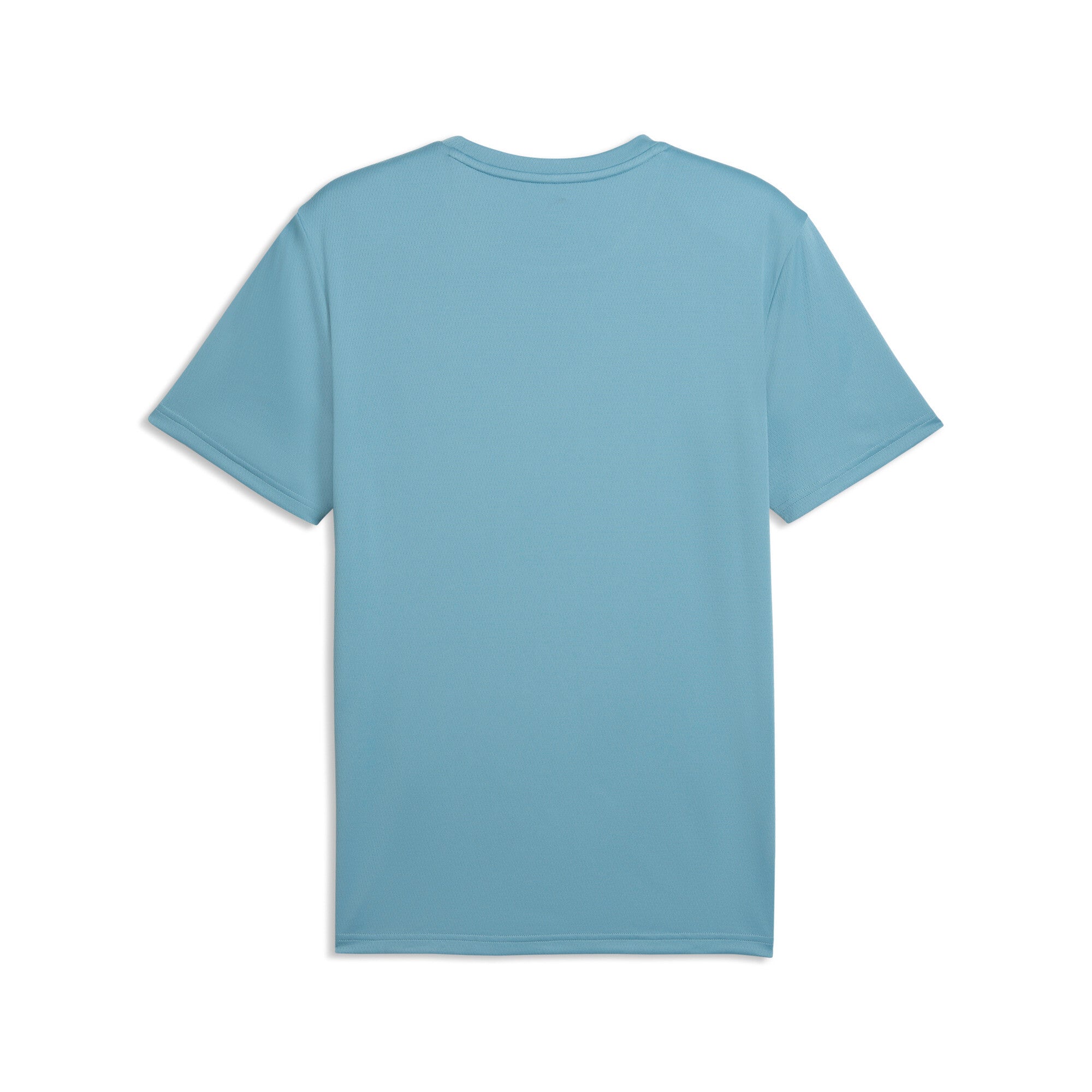 PUMA train all day essentials texture tee men in baltic sea blue — back view