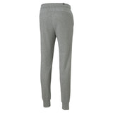 Puma essentials slim pants in black - Back View