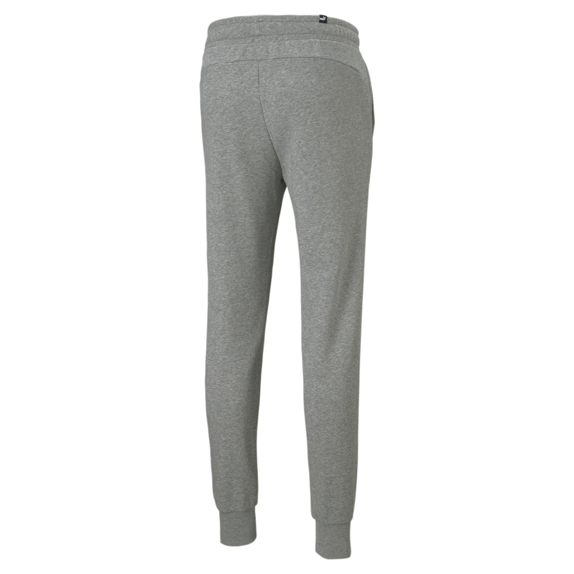 Puma essentials slim pants in black - Back View