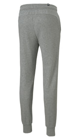 Puma essentials slim pants in black - Back View