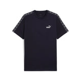 Puma essentials tape tee in new navy - Front View