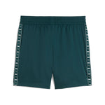 PUMA ESSENTIALS tape woven 5" shorts - green terrain