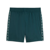PUMA ESSENTIALS tape woven 5" shorts - green terrain