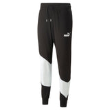 Puma power cat sweatpants in black - Front View
