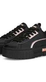 Puma mayze ut metallic sneakers women in white - Front View